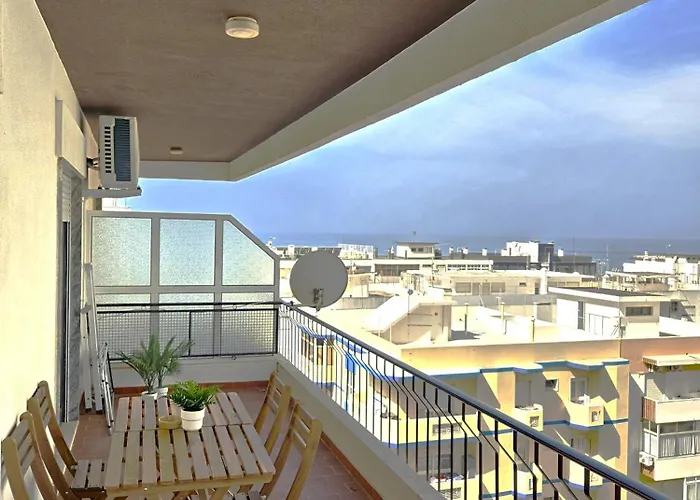 Flat Ac Balcony And View Apartment Quarteira